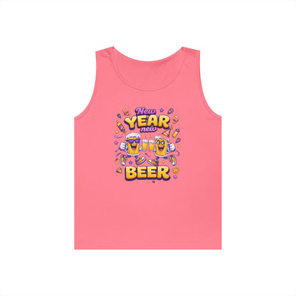New Year New Beer Funny T-Shirt Sarcastic Drinking Tee Funny New Years Shirt Resolution Novelty Beer Gift Graphic Tee