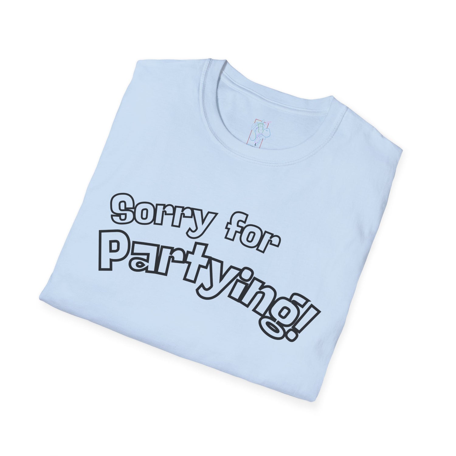 Sorry for Partying T-Shirt-Black