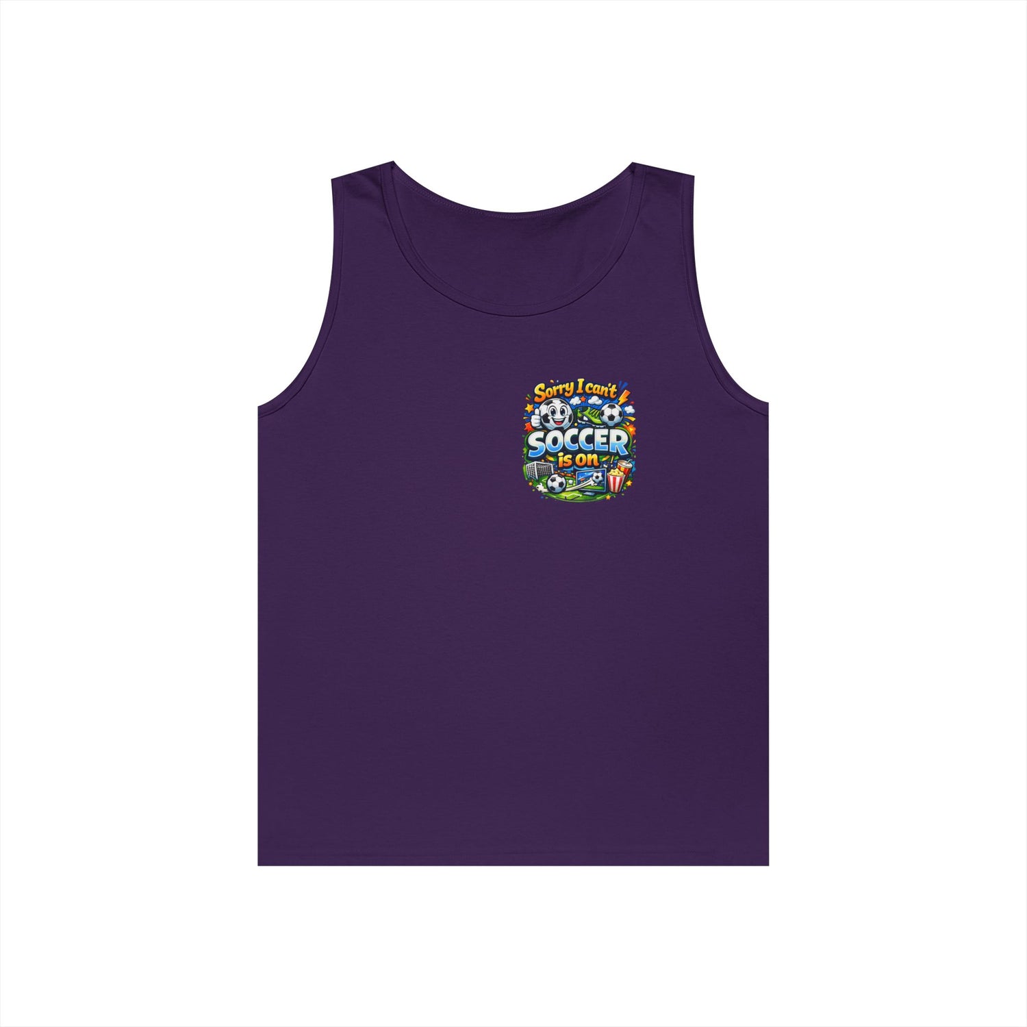 Sorry I Cant Soccer Is On Funny Tank Top