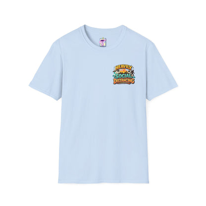 Heavily Socially Distancing Funny T-Shirt