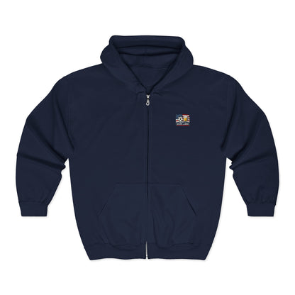 Soccer and Beer Full-Zip Hoodie — We Call It Soccer...and Beer Graphic Jacket