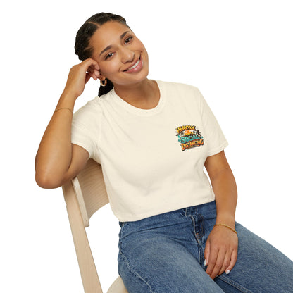 Heavily Socially Distancing Funny T-Shirt