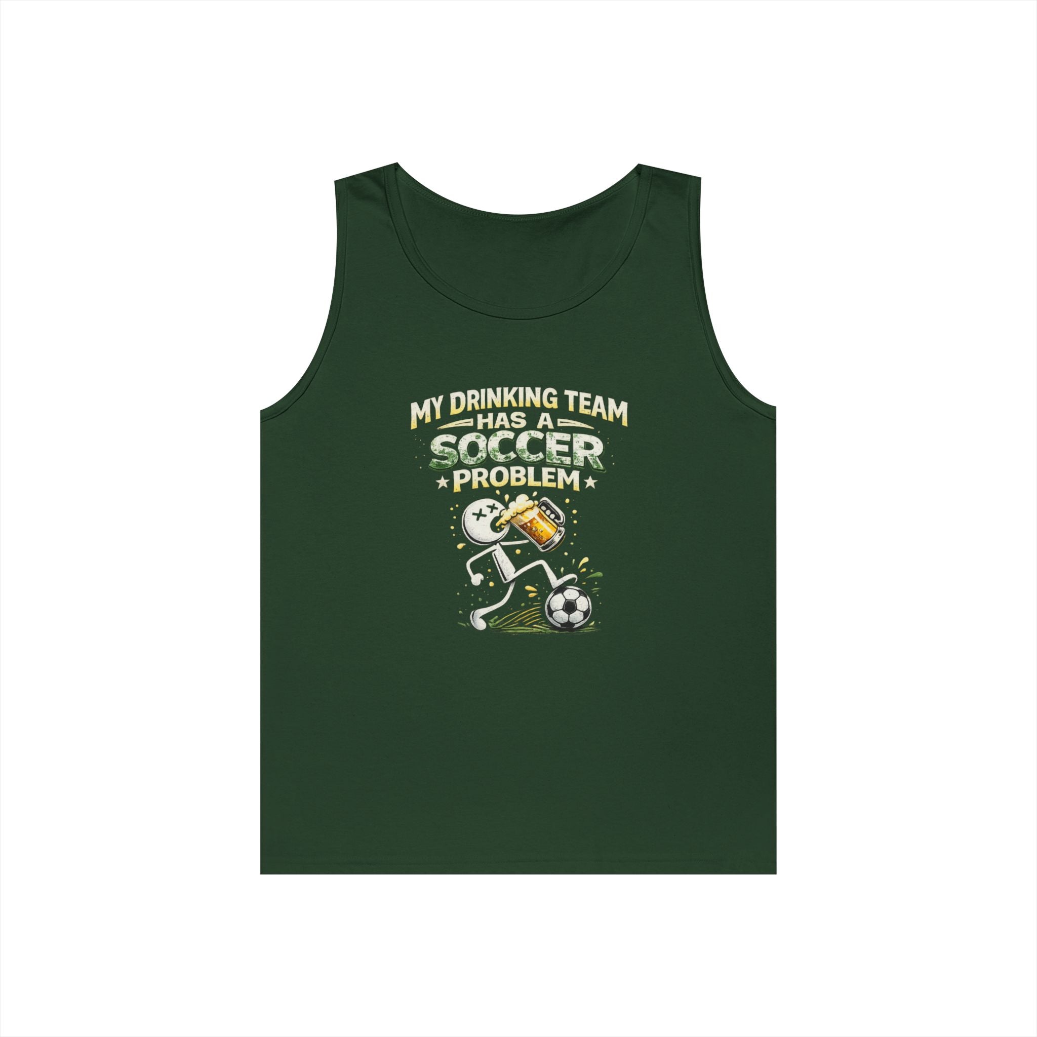 Soccer Drinking Team Tank Top – "My Drinking Team Has a Soccer Problem"