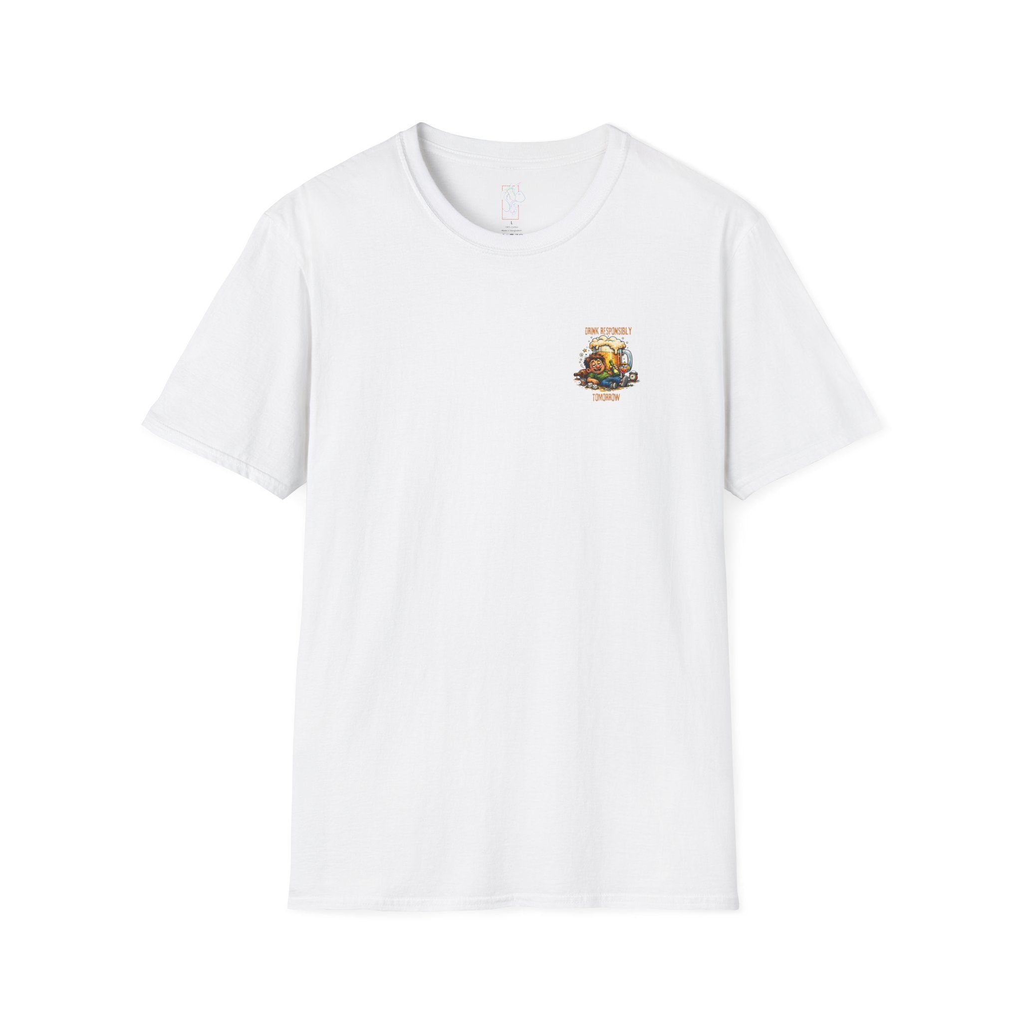 Drink Responsibly Tomorrow T-Shirt — Funny Beer Hangover Graphic Tee