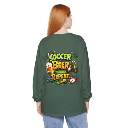 Soccer Beer Repeat Funny Sweatshirt