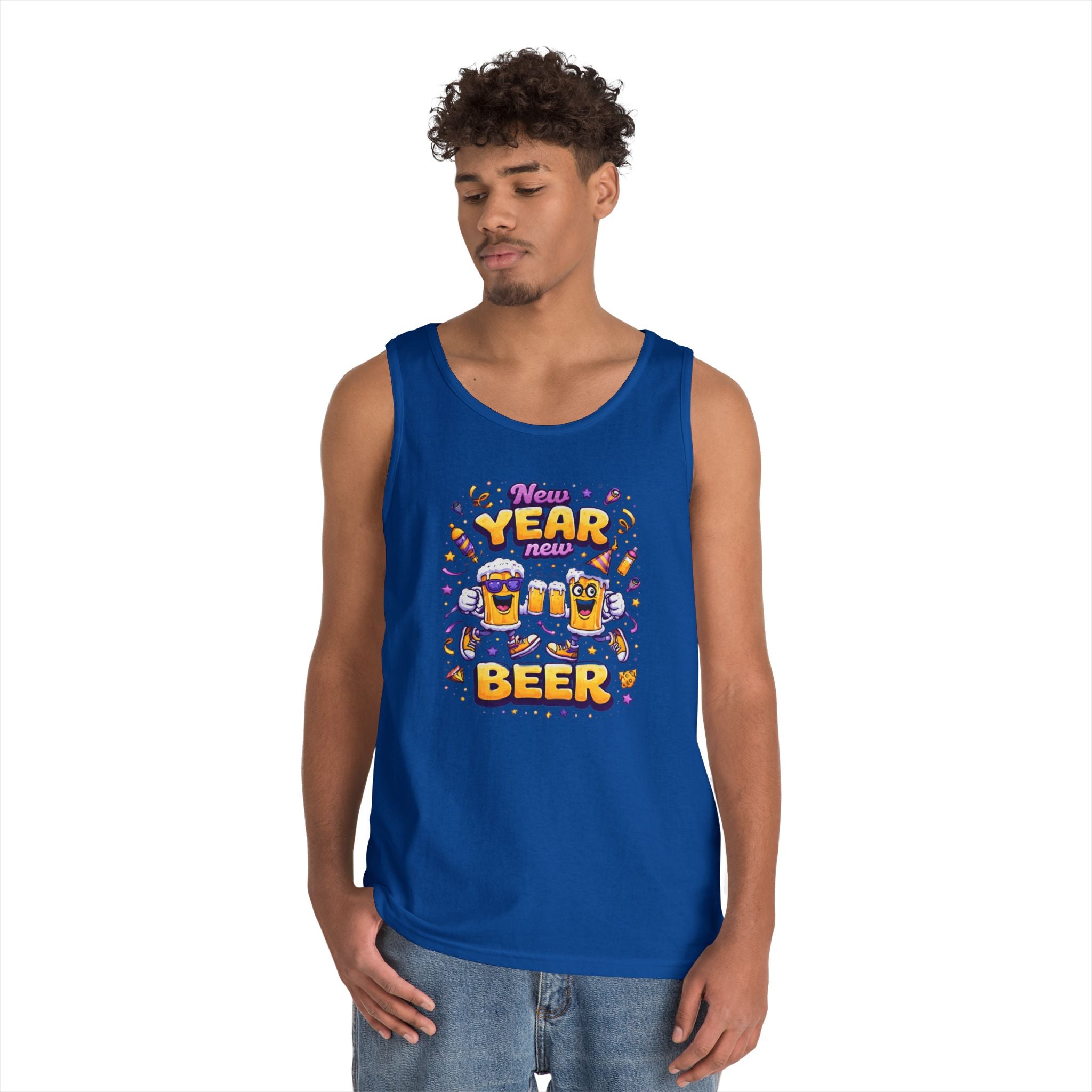 New Year New Beer Funny T-Shirt Sarcastic Drinking Tee Funny New Years Shirt Resolution Novelty Beer Gift Graphic Tee
