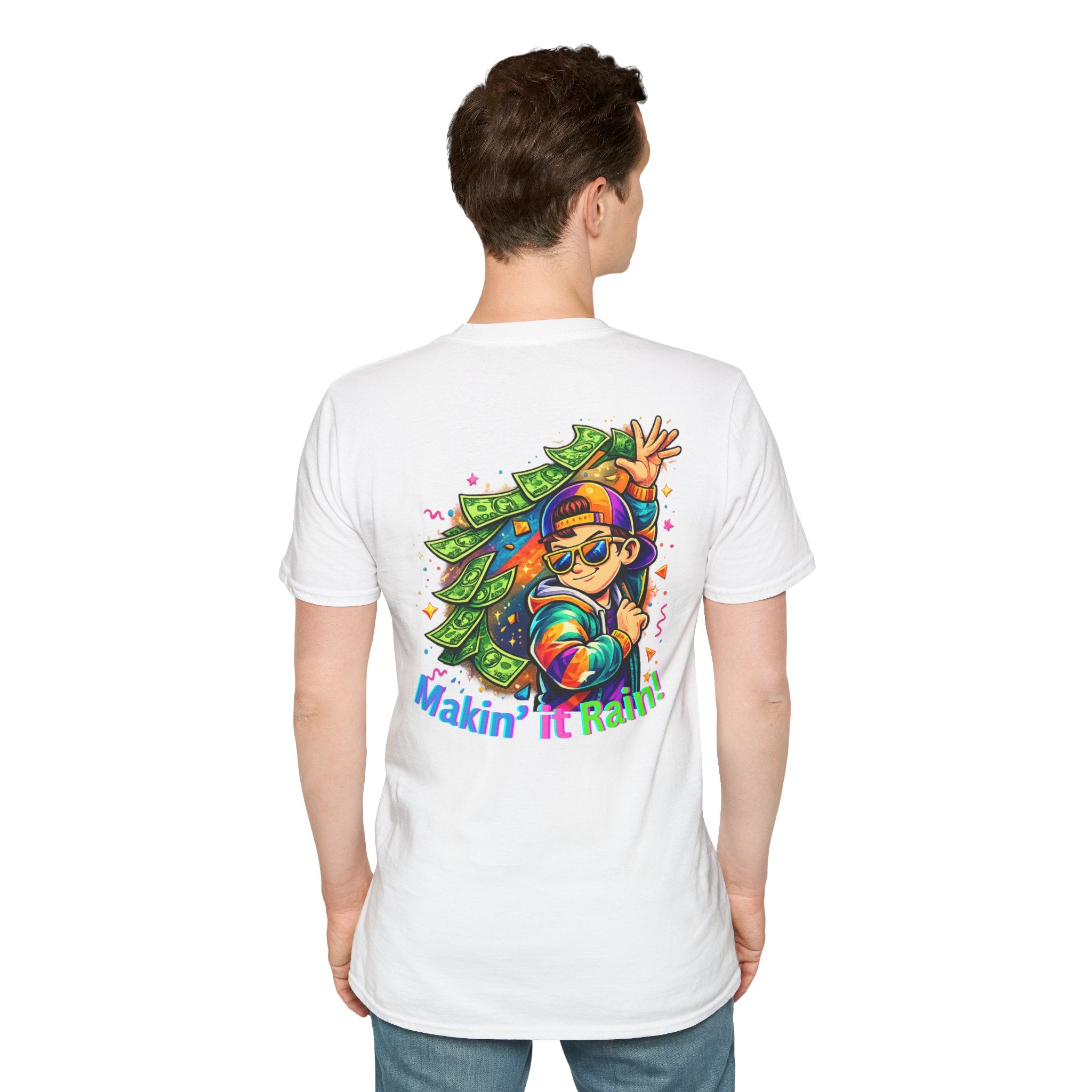 Making It Rain Money T-Shirt — Funny Bold Confident Graphic Tee