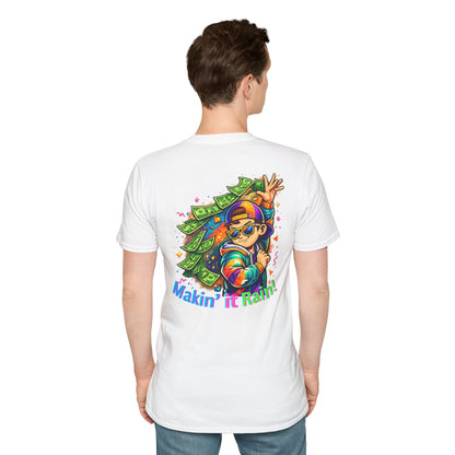 Making It Rain Money T-Shirt — Funny Bold Confident Graphic Tee