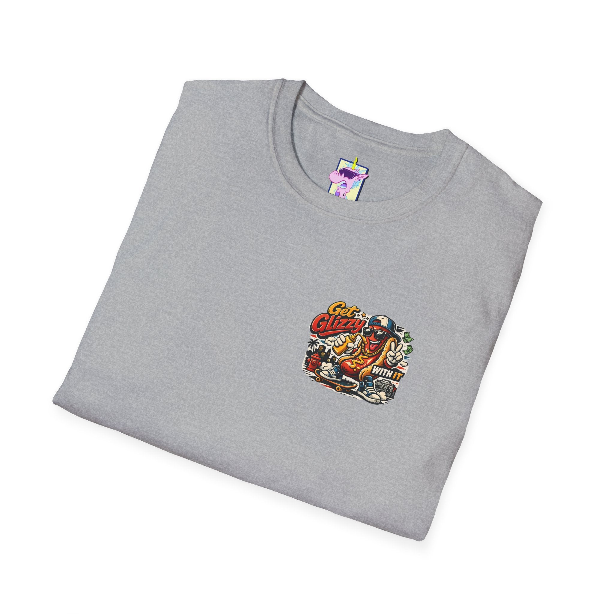 Get Glizzy With It Funny Hot Dog T-Shirt