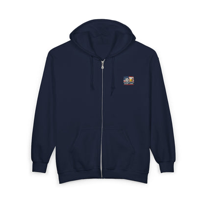 Soccer and Beer Full-Zip Hoodie — We Call It Soccer...and Beer Graphic Jacket