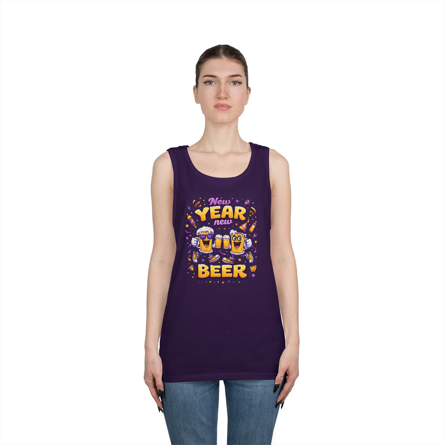New Year New Beer Funny T-Shirt Sarcastic Drinking Tee Funny New Years Shirt Resolution Novelty Beer Gift Graphic Tee