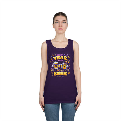 New Year New Beer Funny T-Shirt Sarcastic Drinking Tee Funny New Years Shirt Resolution Novelty Beer Gift Graphic Tee