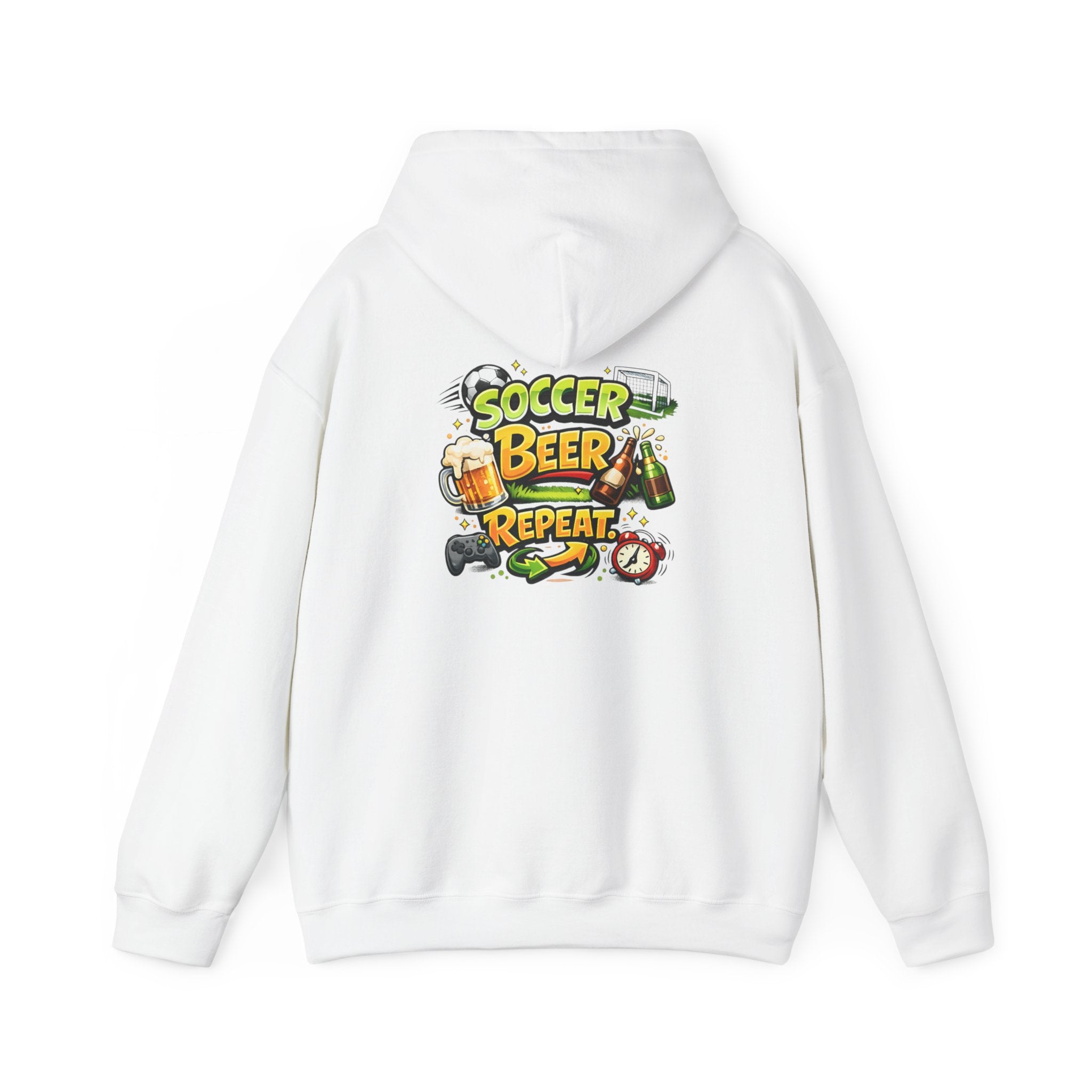 Soccer Beer Repeat Funny Hoodie