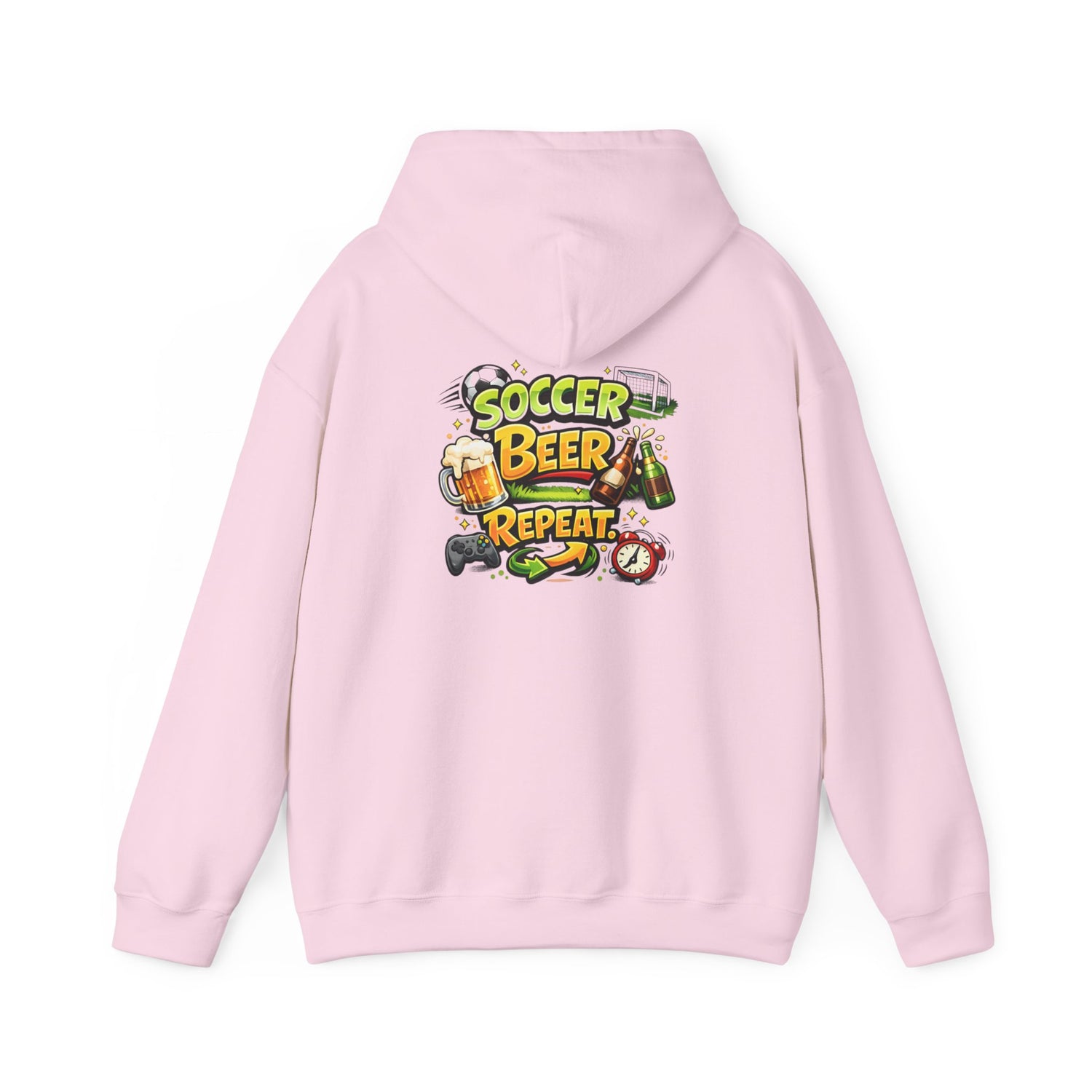 Soccer Beer Repeat Funny Hoodie