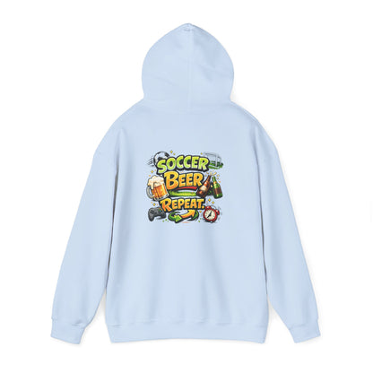 Soccer Beer Repeat Funny Hoodie