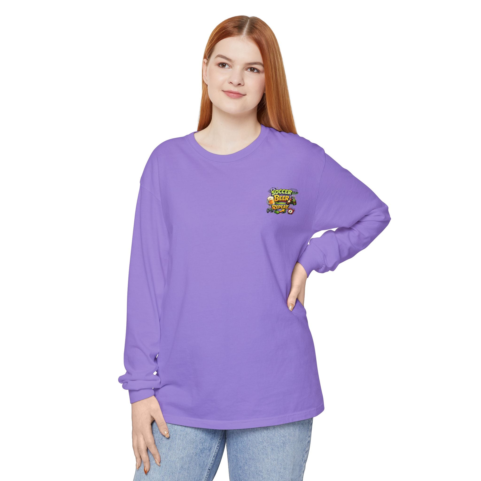 Soccer Beer Repeat Funny Sweatshirt