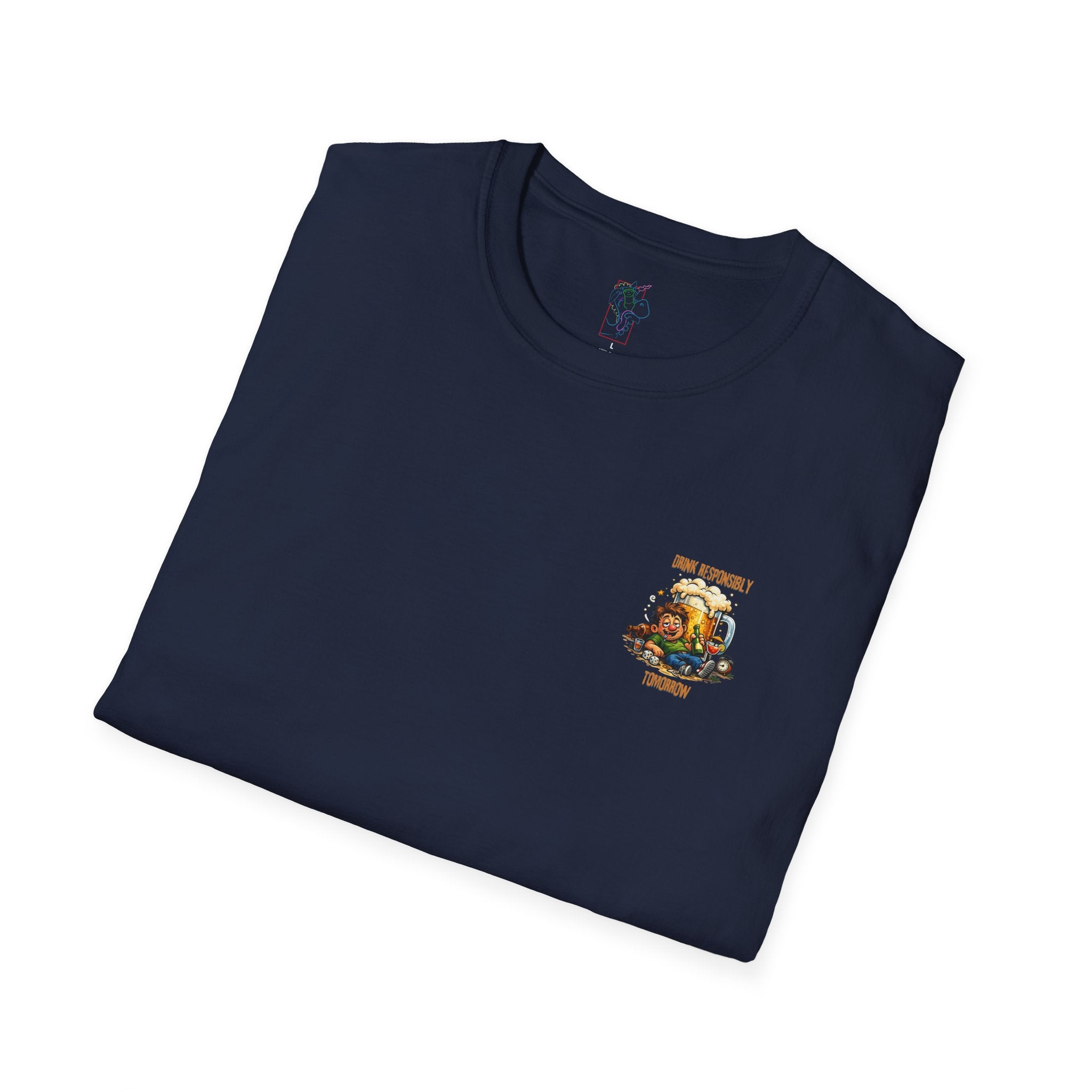 Drink Responsibly Tomorrow T-Shirt — Funny Beer Hangover Graphic Tee