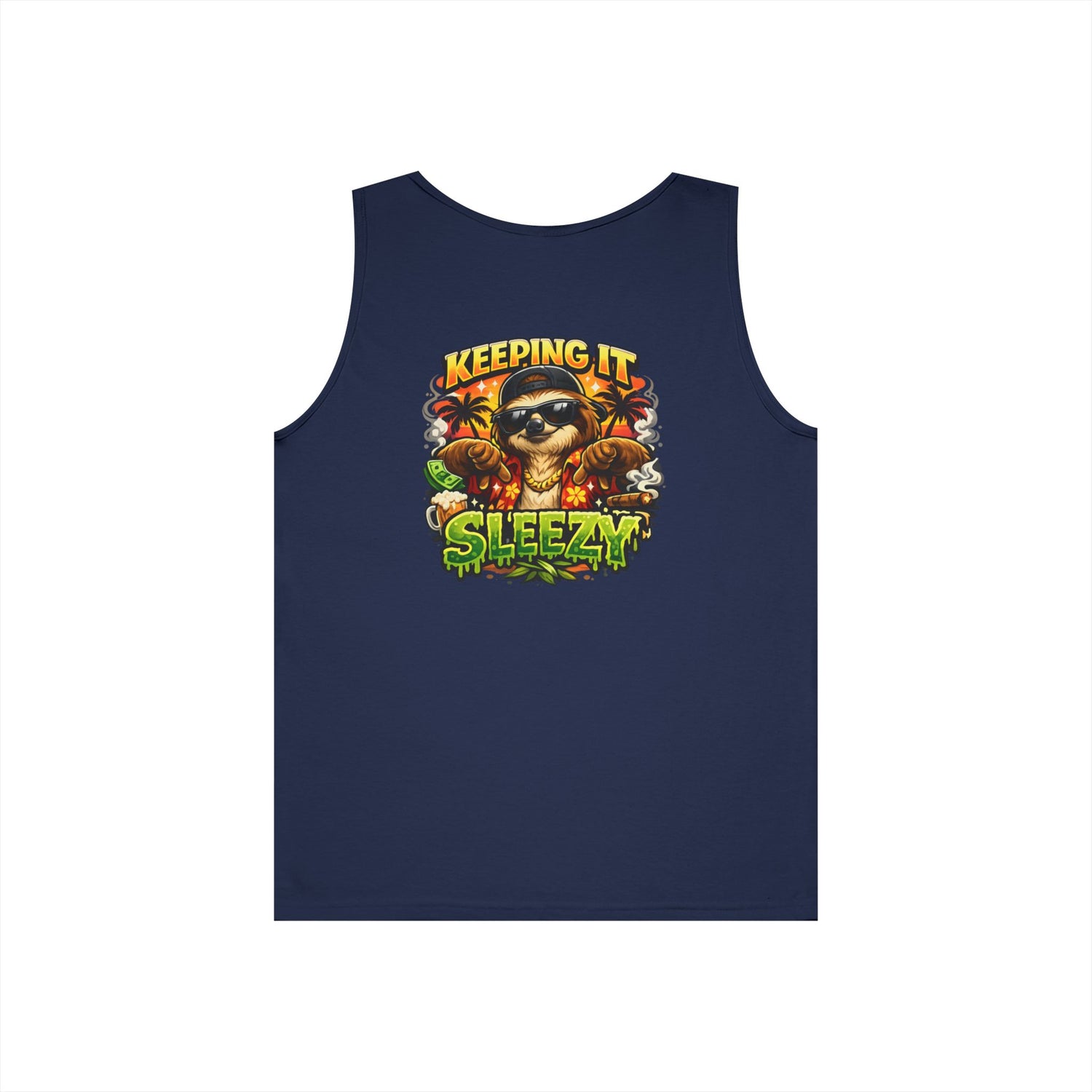 Keeping It Sleazy Sloth Funny Tank Top