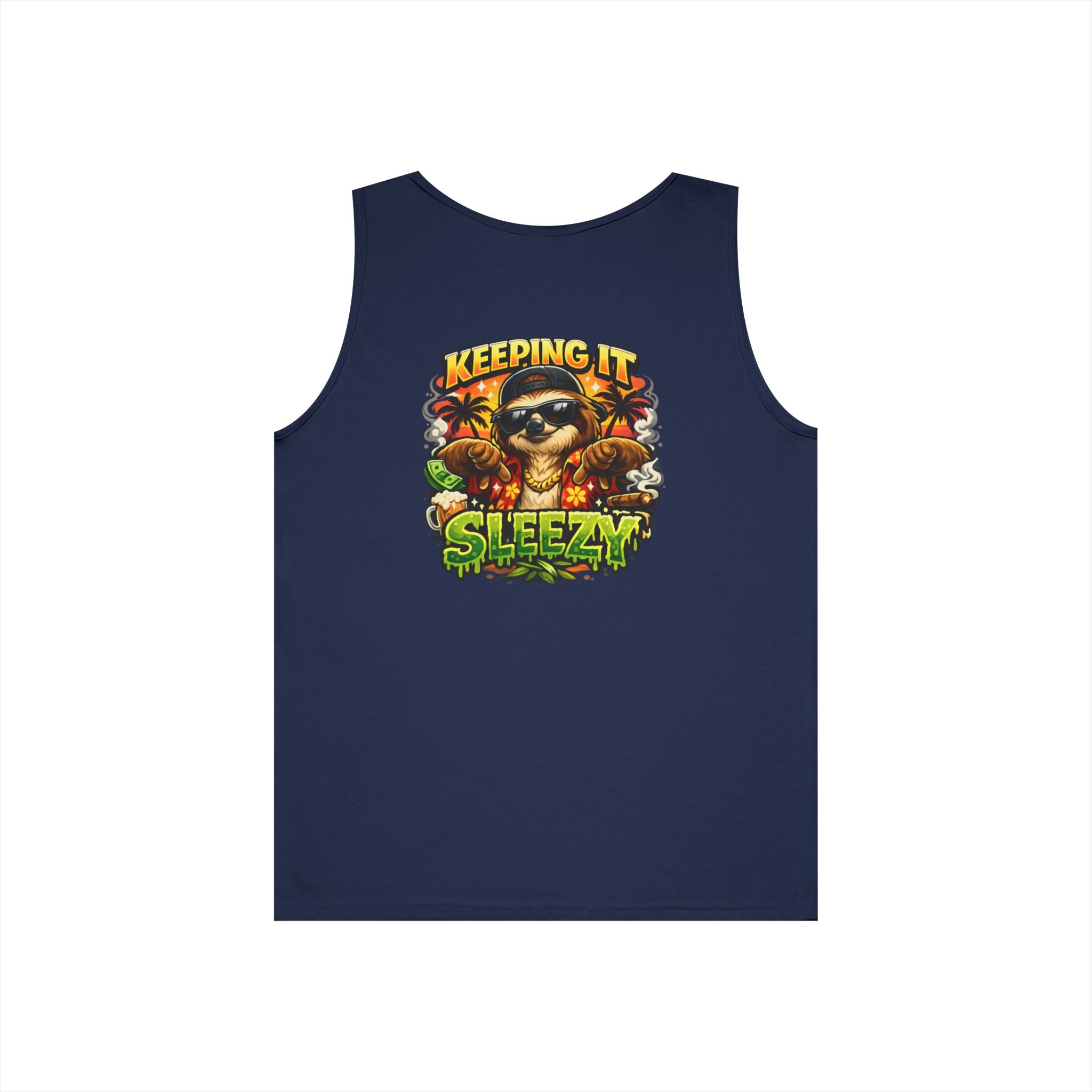 Keeping It Sleazy Sloth Funny Tank Top