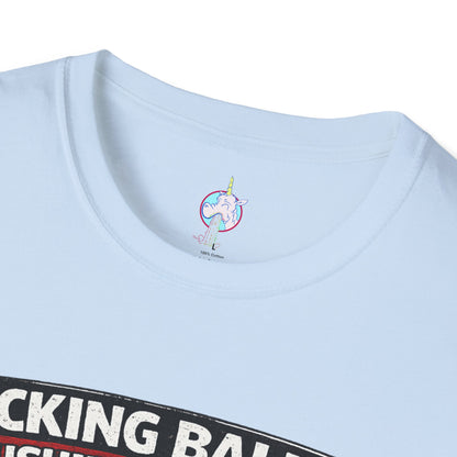 Kicking Balls & Crushing Cans Soccer Graphic T-Shirt