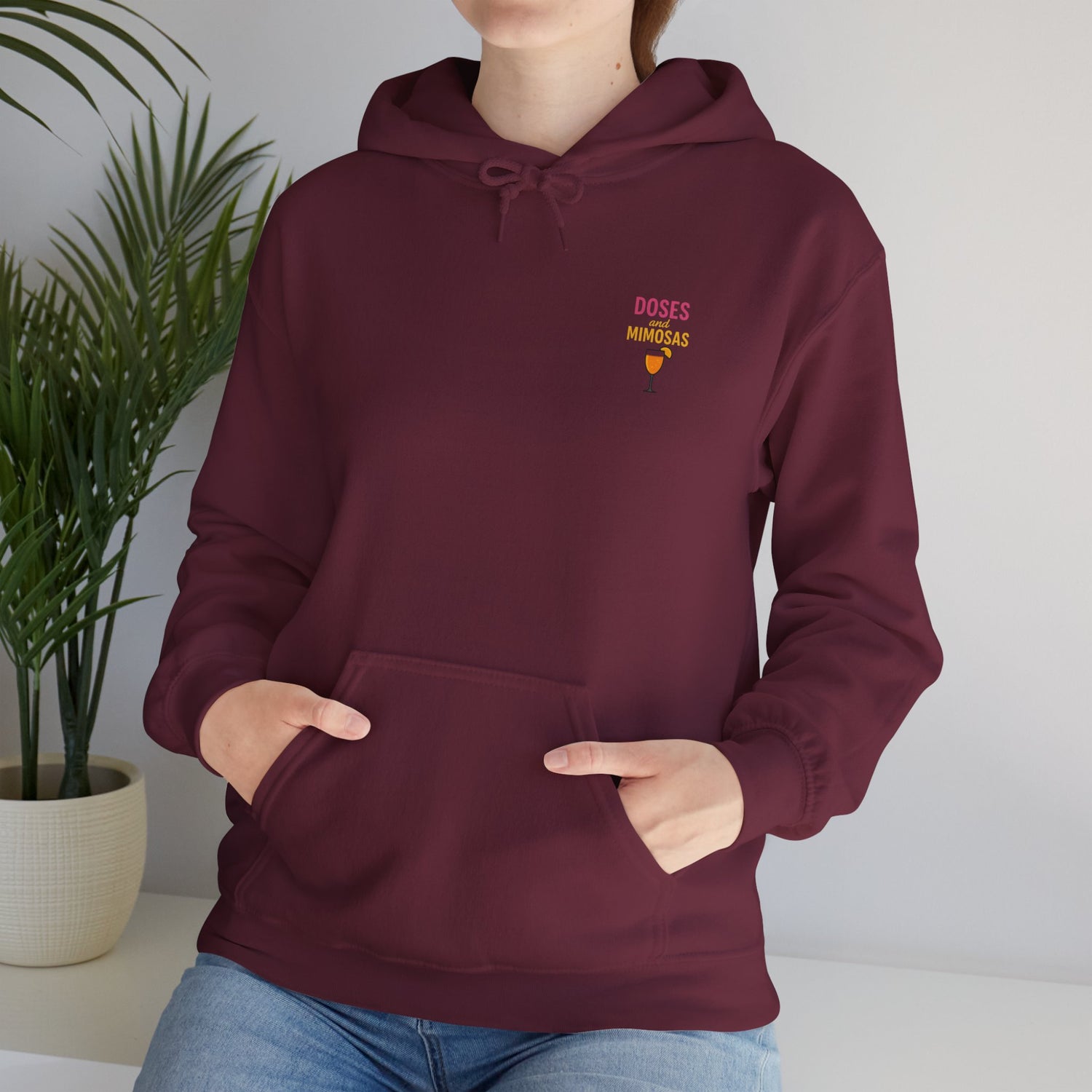 Party Vibes Hooded Sweatshirt — "Sunday Funday" Doses &amp; Mimosas