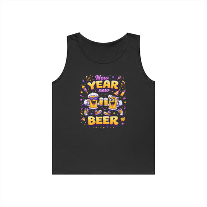 New Year New Beer Funny T-Shirt Sarcastic Drinking Tee Funny New Years Shirt Resolution Novelty Beer Gift Graphic Tee