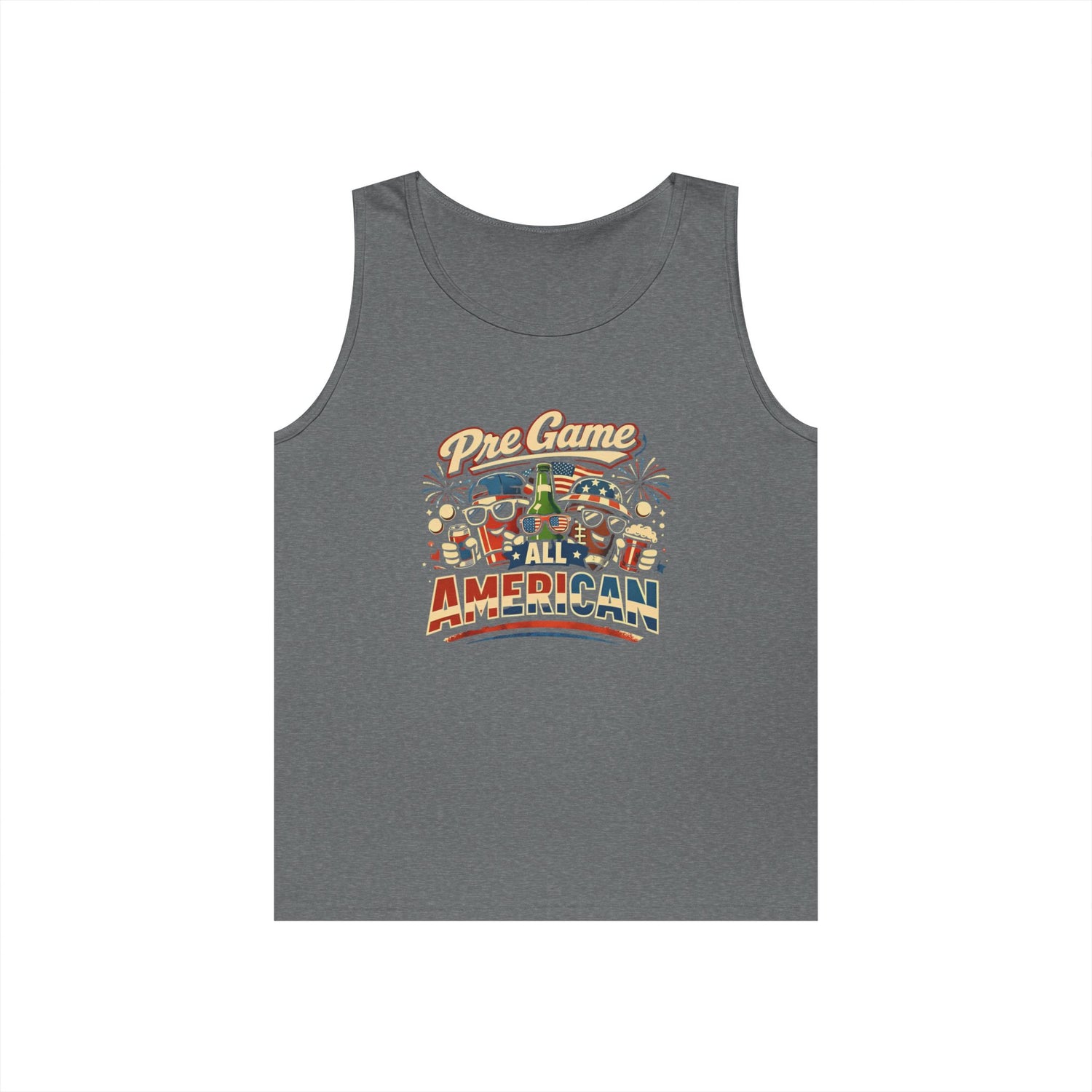 Pre Game All American Funny Tank Top