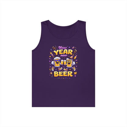 New Year New Beer Funny T-Shirt Sarcastic Drinking Tee Funny New Years Shirt Resolution Novelty Beer Gift Graphic Tee