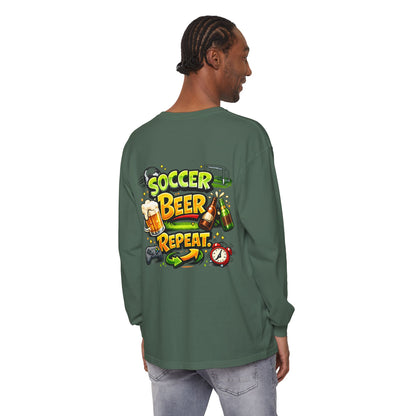 Soccer Beer Repeat Funny Sweatshirt