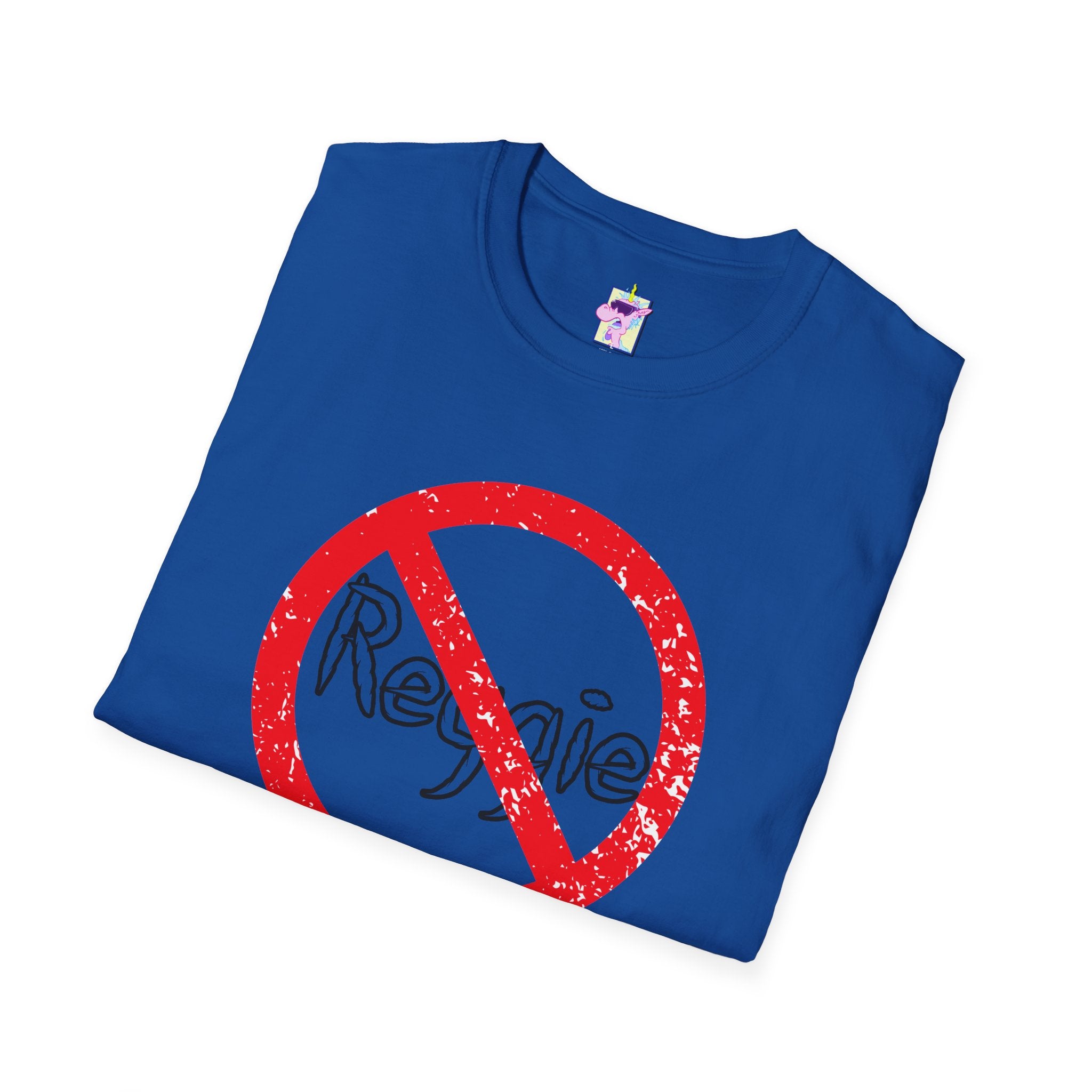 No Reggie Graphic Tee (Red Prohibition Sign)