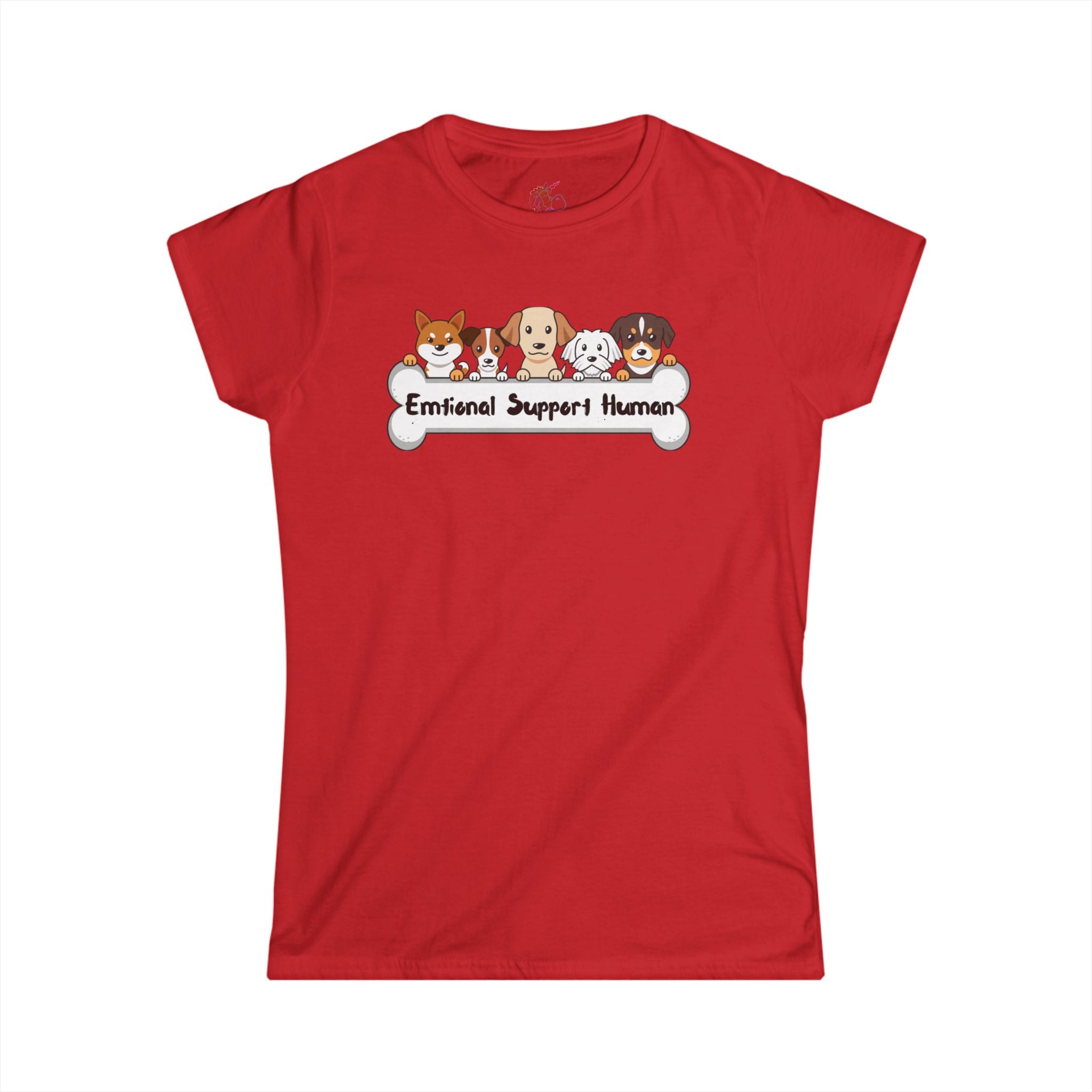 Cute Funny Dog Love T-Shirt — Happy Pup Graphic Tee for Women
