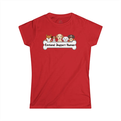 Cute Funny Dog Love T-Shirt — Happy Pup Graphic Tee for Women