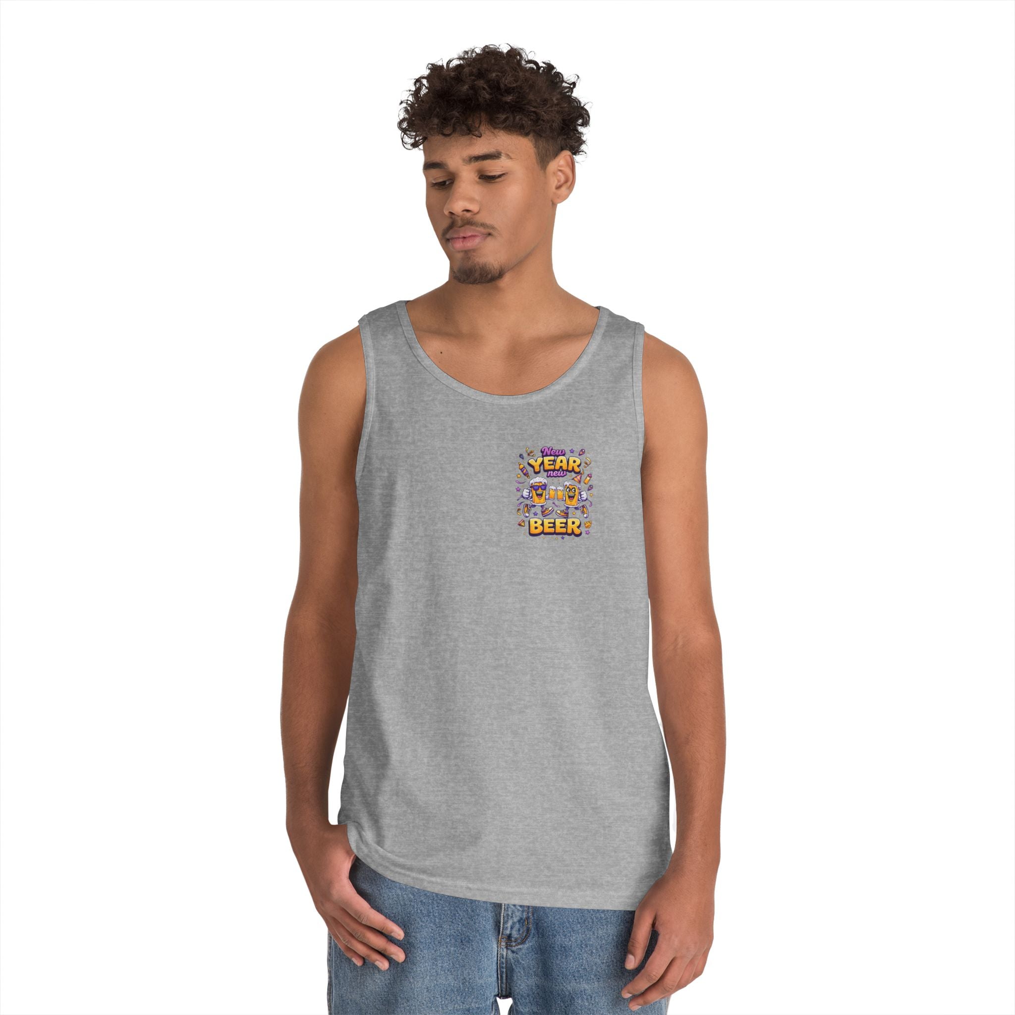 New Year New Beer Funny Tank Top