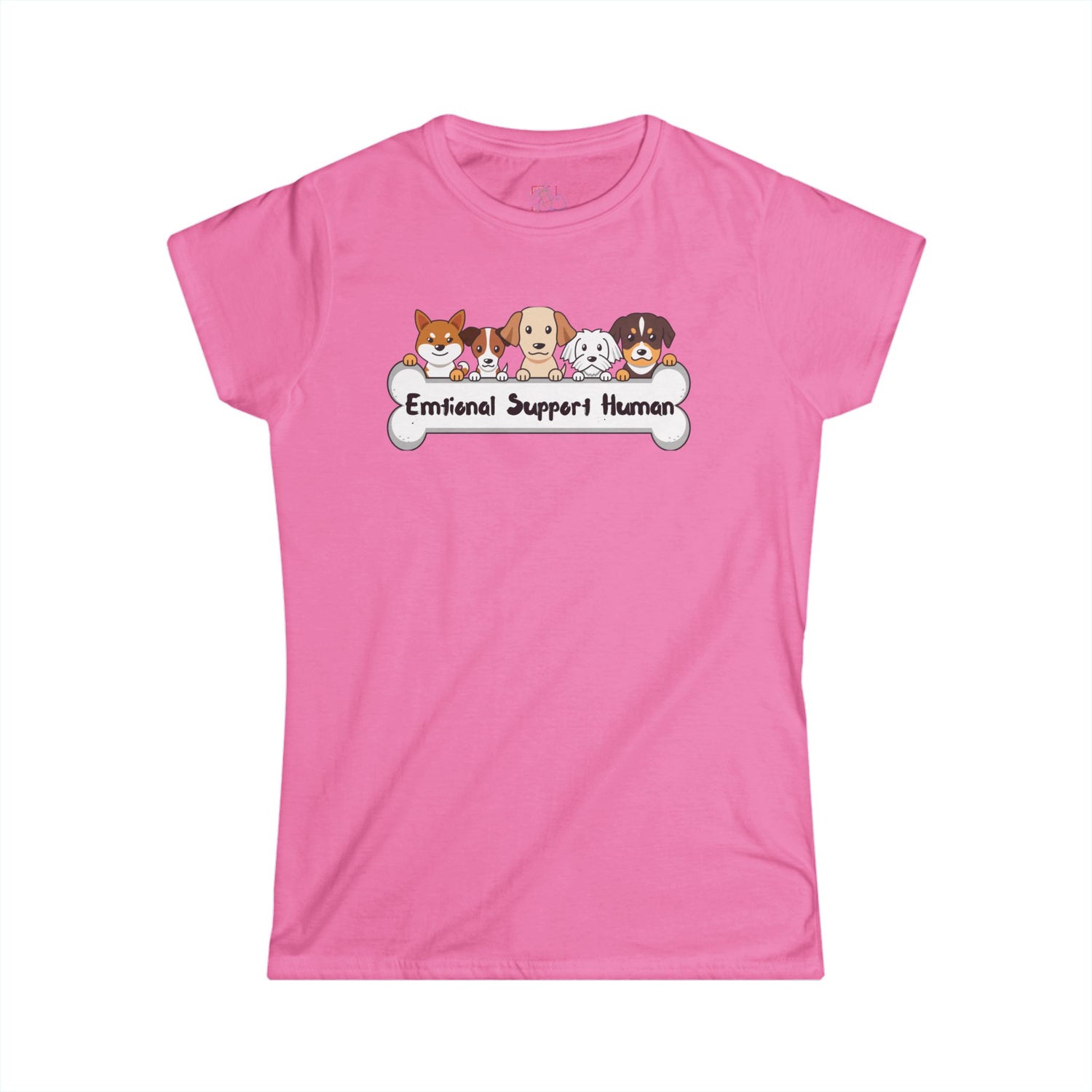 Cute Funny Dog Love T-Shirt — Happy Pup Graphic Tee for Women