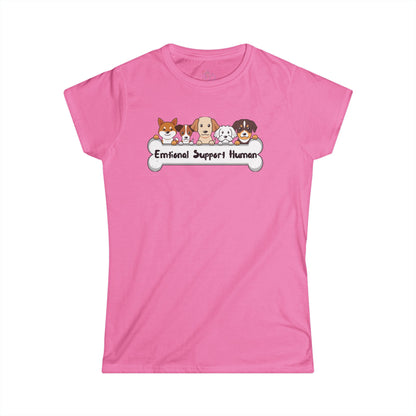 Cute Funny Dog Love T-Shirt — Happy Pup Graphic Tee for Women