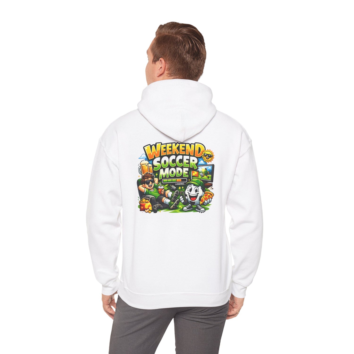 Weekend Soccer Mode Funny Hoodie