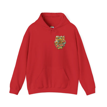 Alcohol Is The Lube I Use To Slide Through Life Funny Hoodie
