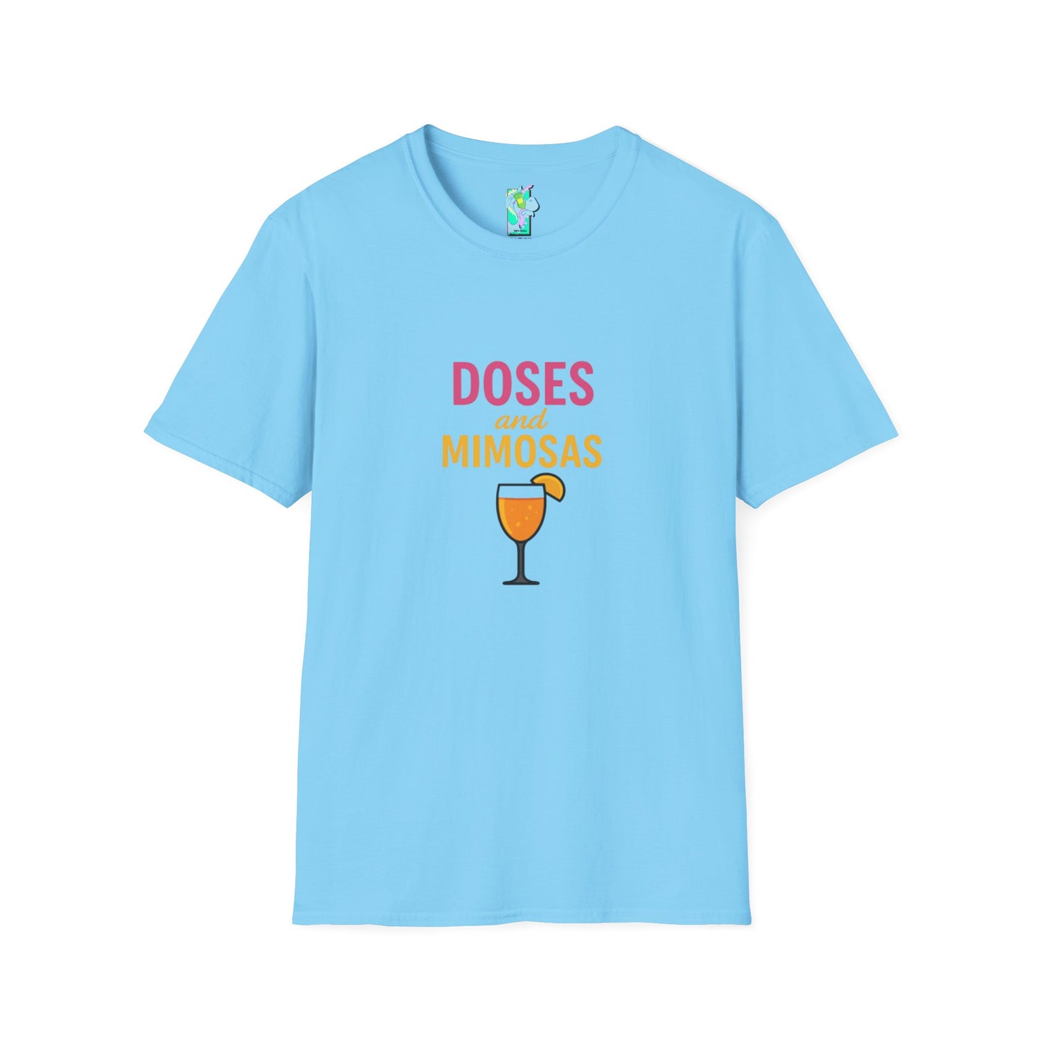 Doses and Mimosas- Party Vibes Unisex T-Shirt