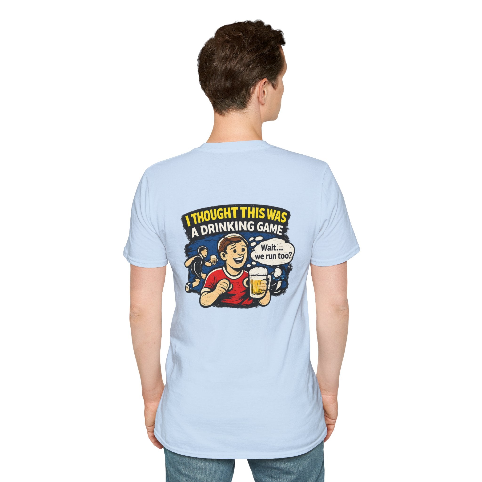 Funny "I Thought This Was a Drinking Game" T-Shirt Soccer Related
