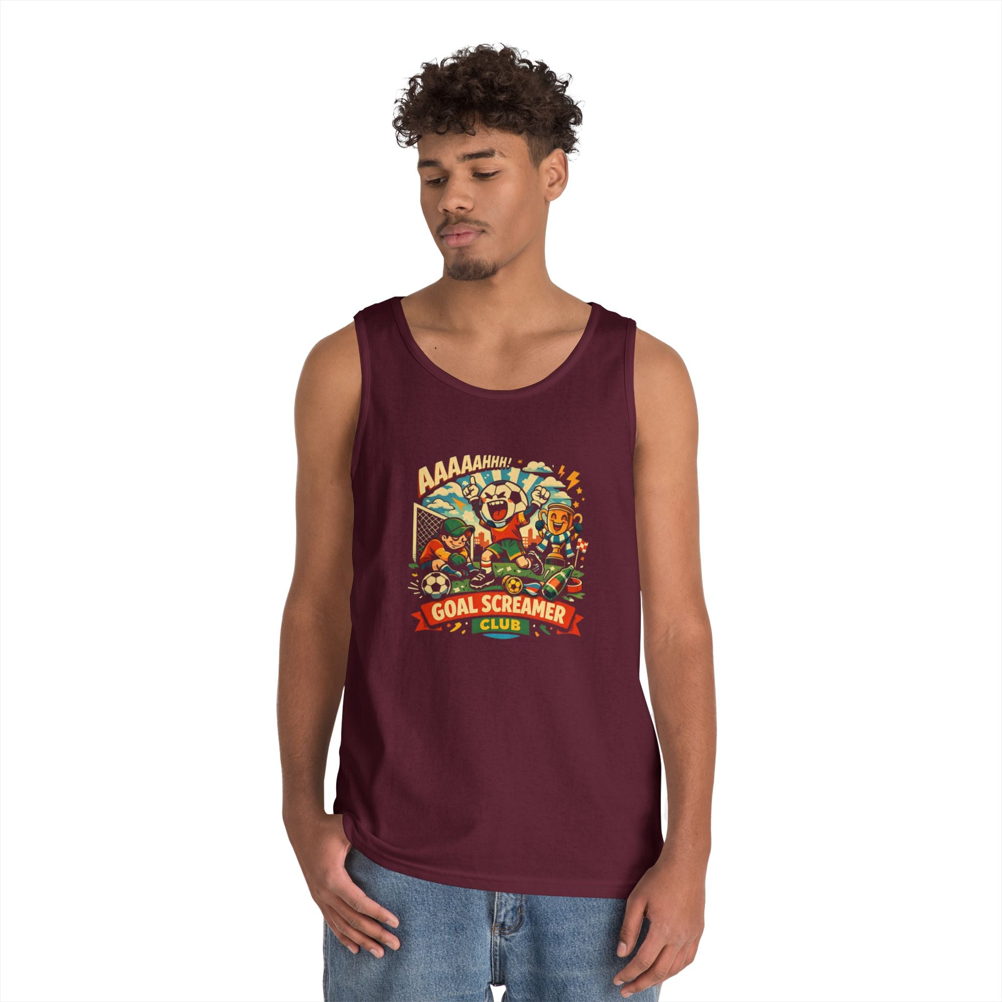 Goal Screamers Club Funny Tank Top