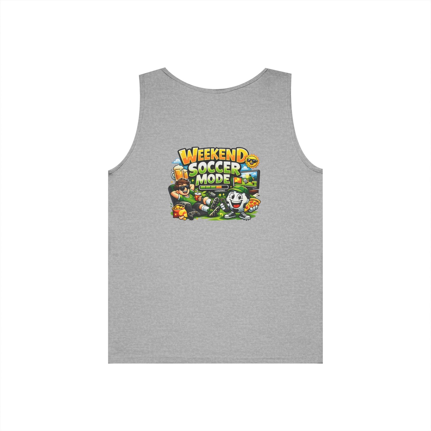 Weekend Soccer Mode Funny Tank Top