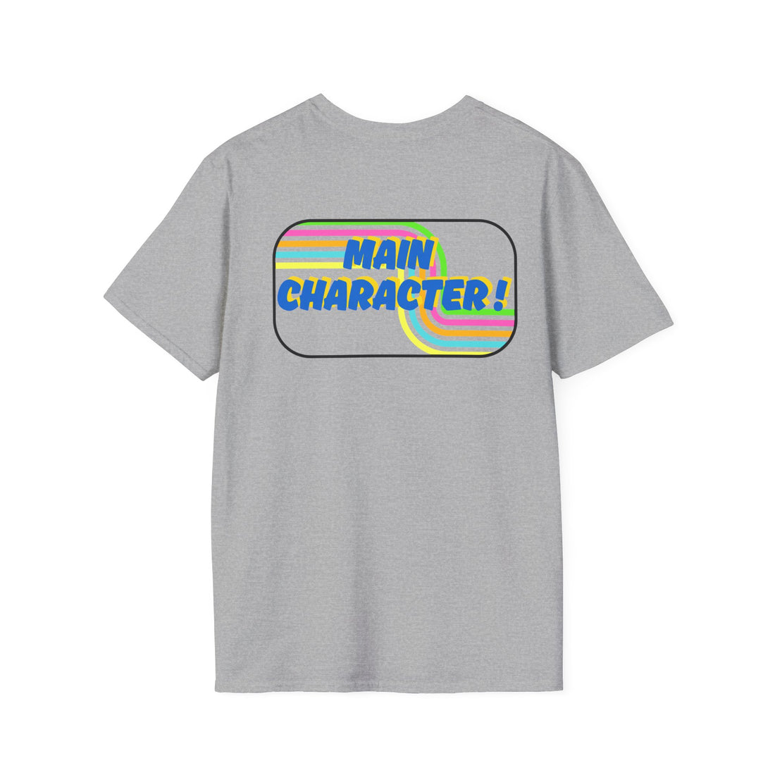 Main Character-Retro Funny — Awesome Creative Graphic T-Shirt