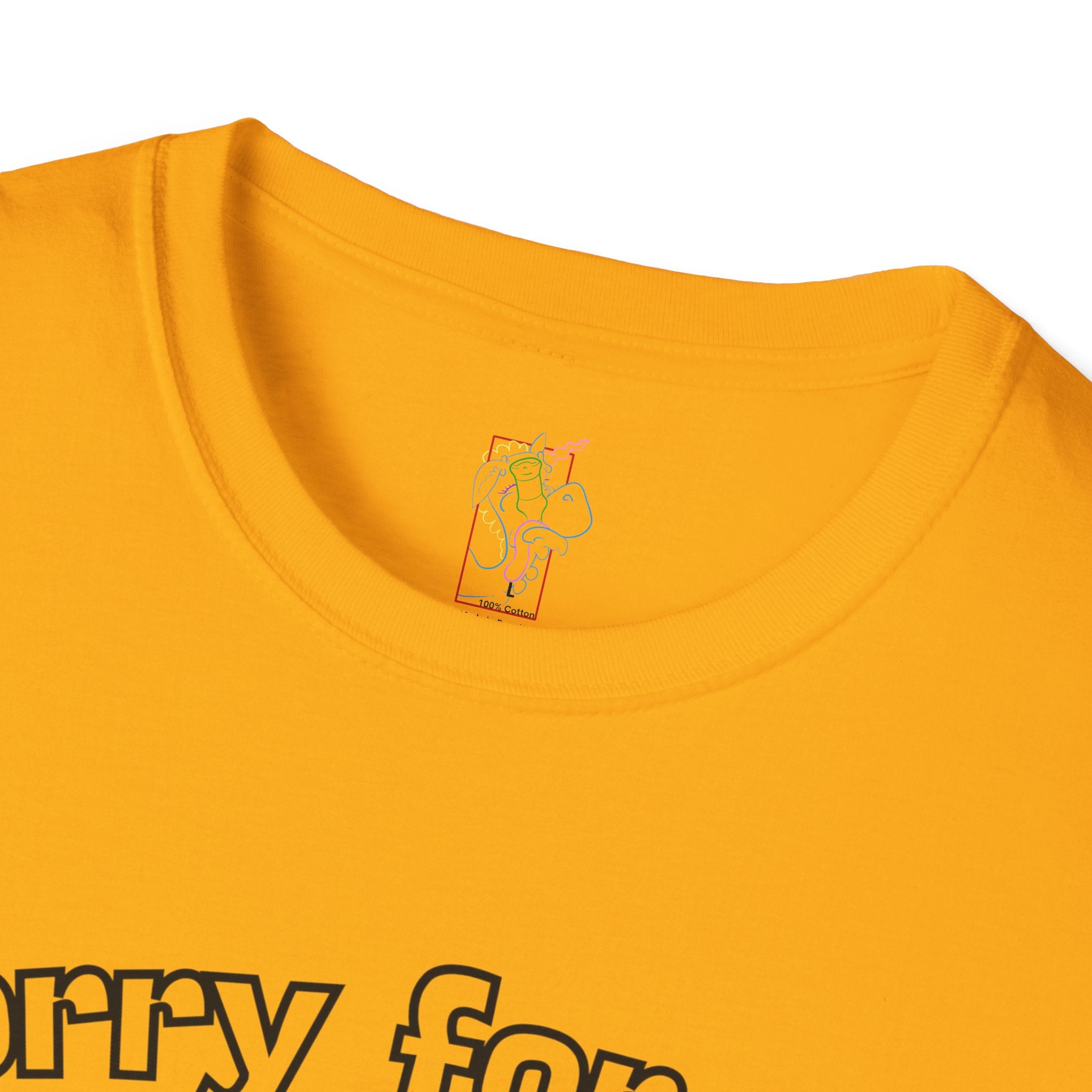 Sorry for Partying T-Shirt-Black