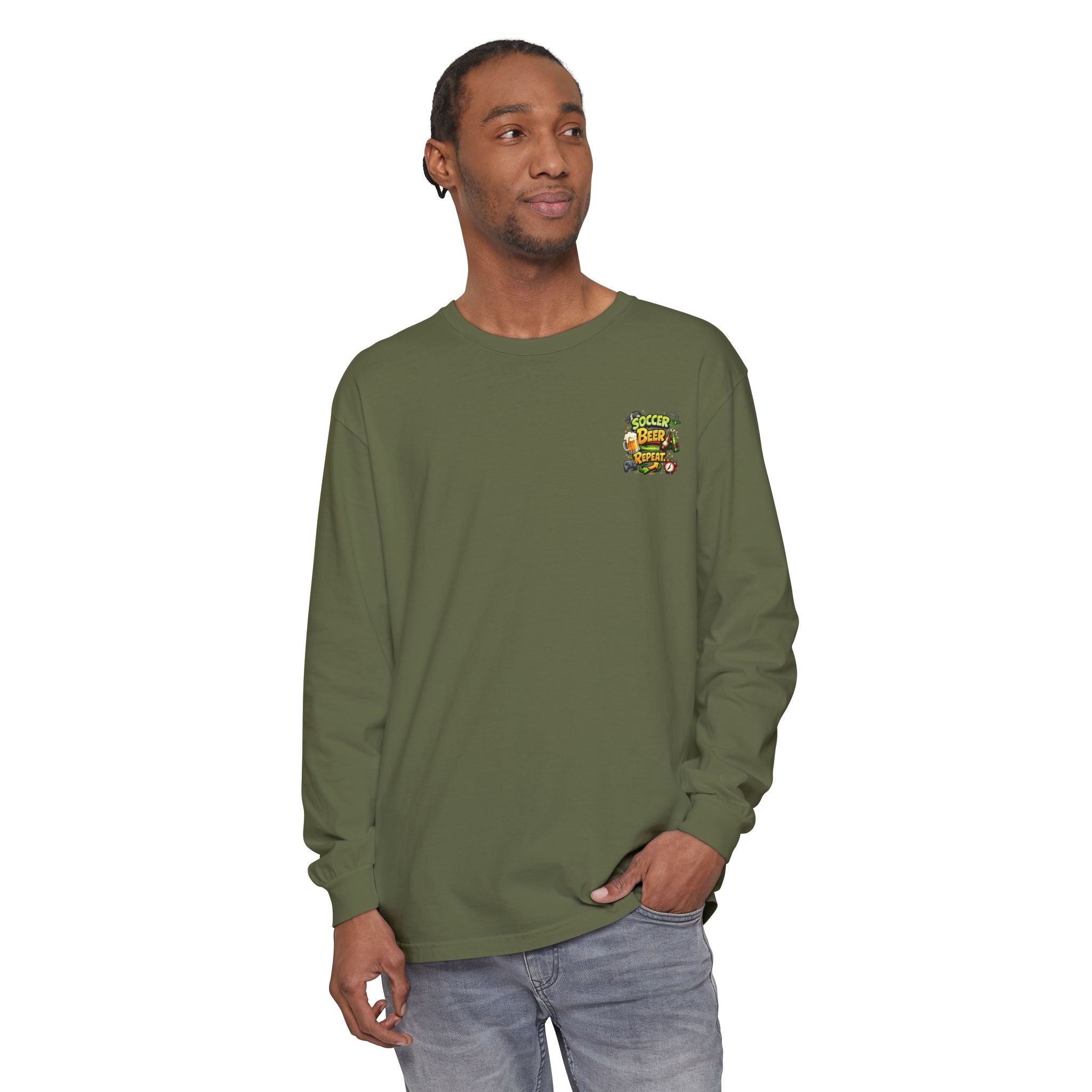 Soccer Beer Repeat Funny Sweatshirt