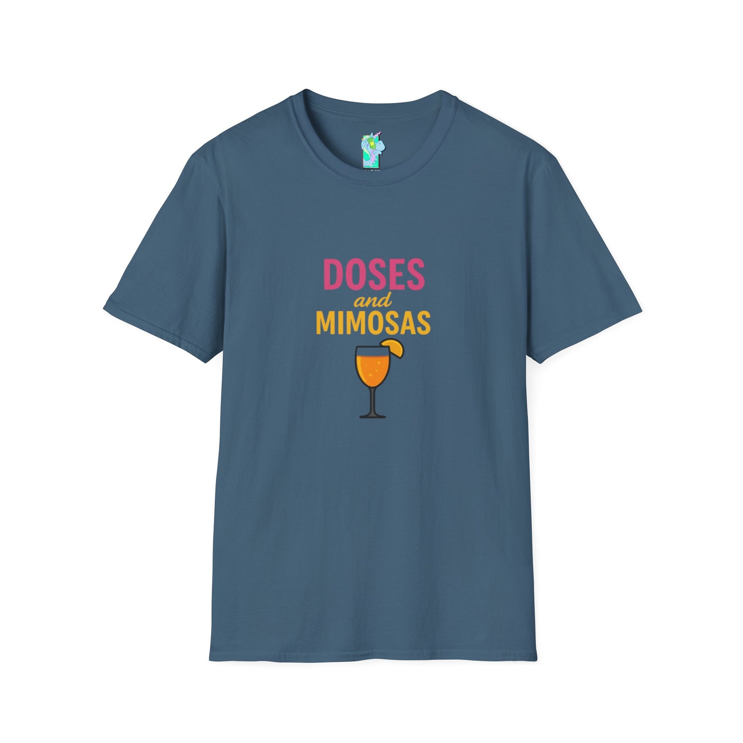 Doses and Mimosas- Party Vibes Unisex T-Shirt