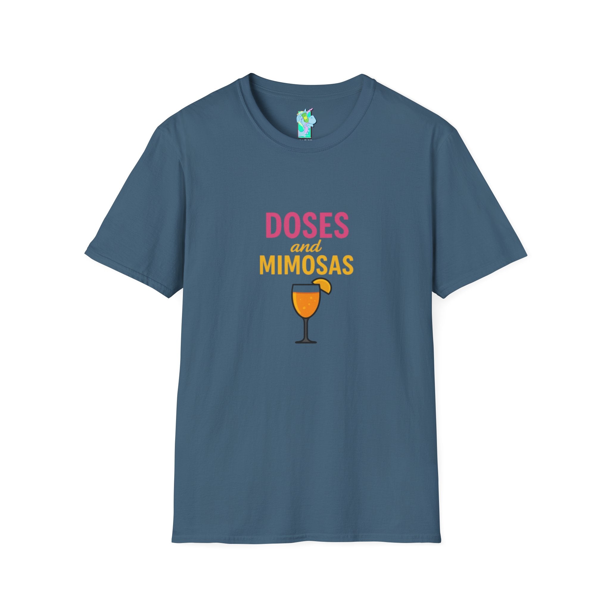 Doses and Mimosas- Party Vibes Unisex T-Shirt