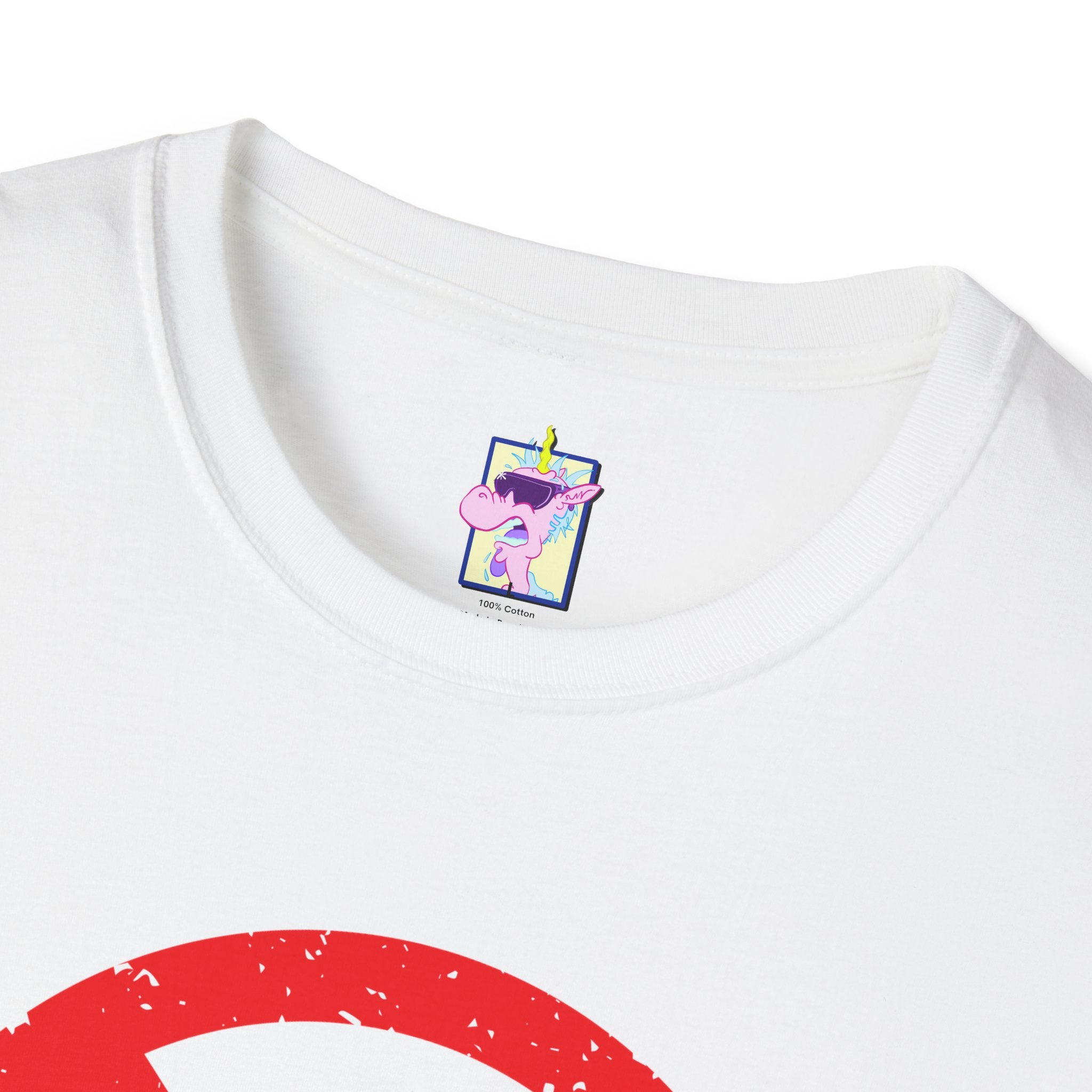 No Reggie Graphic Tee (Red Prohibition Sign)