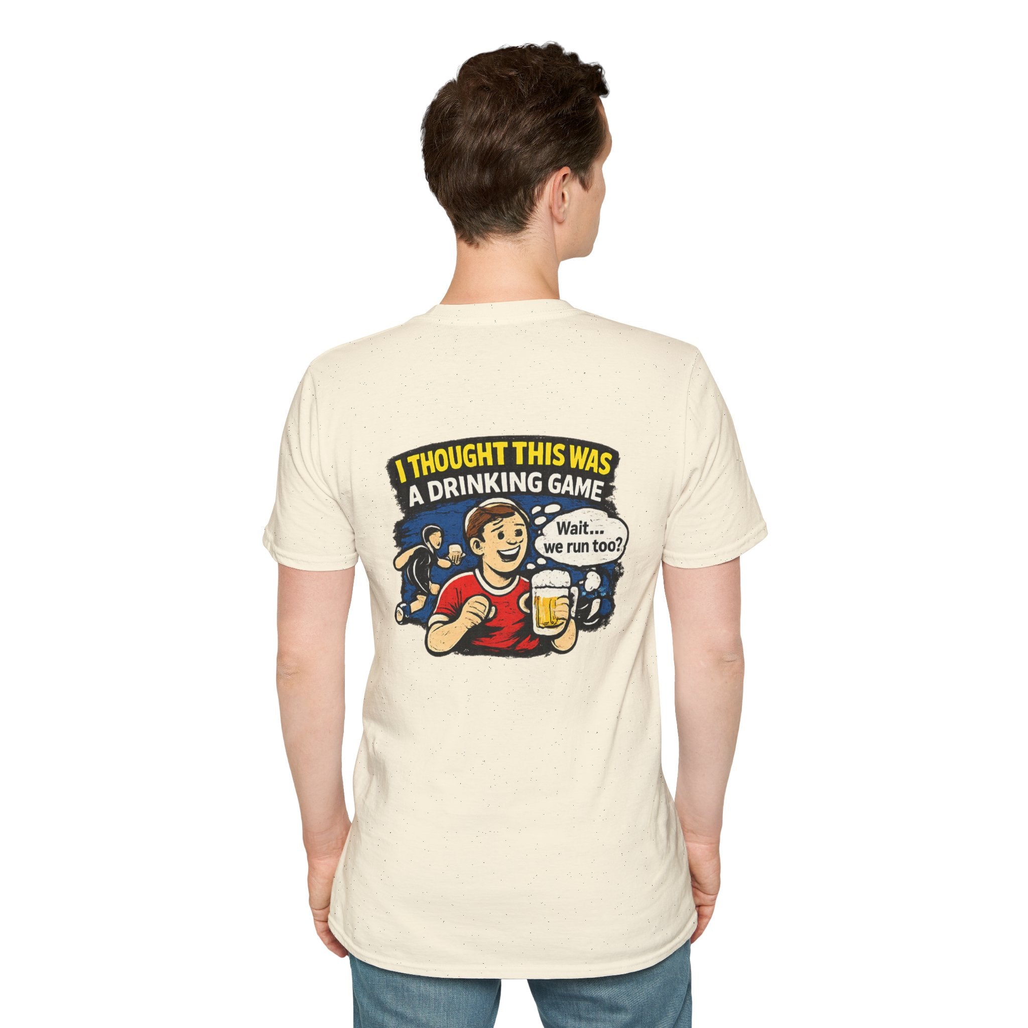 Funny "I Thought This Was a Drinking Game" T-Shirt Soccer Related