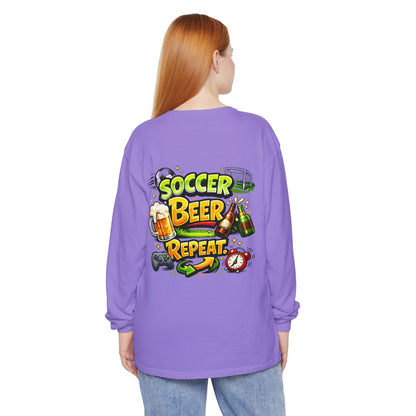 Soccer Beer Repeat Funny Sweatshirt
