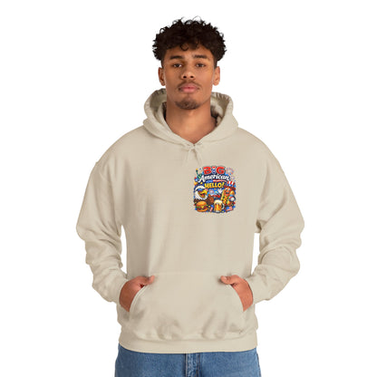Big American Hello Funny Hoodie